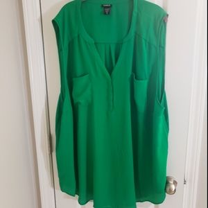 Green blouse Torrid